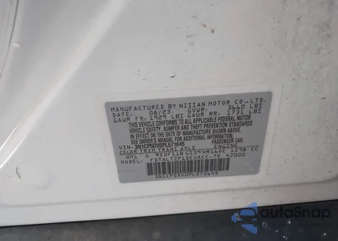 2023 Nissan Kicks Sr Xtronic Cvt from USA, damaged, VIN 3N1CP5DV0PL571645
